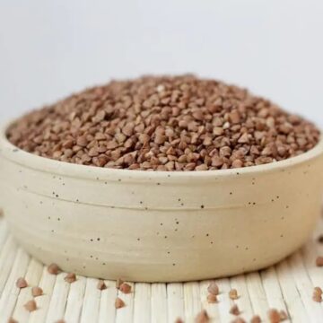 buckwheat groats in bowl